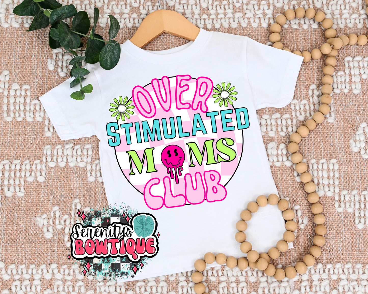 Overstimulated moms club tee