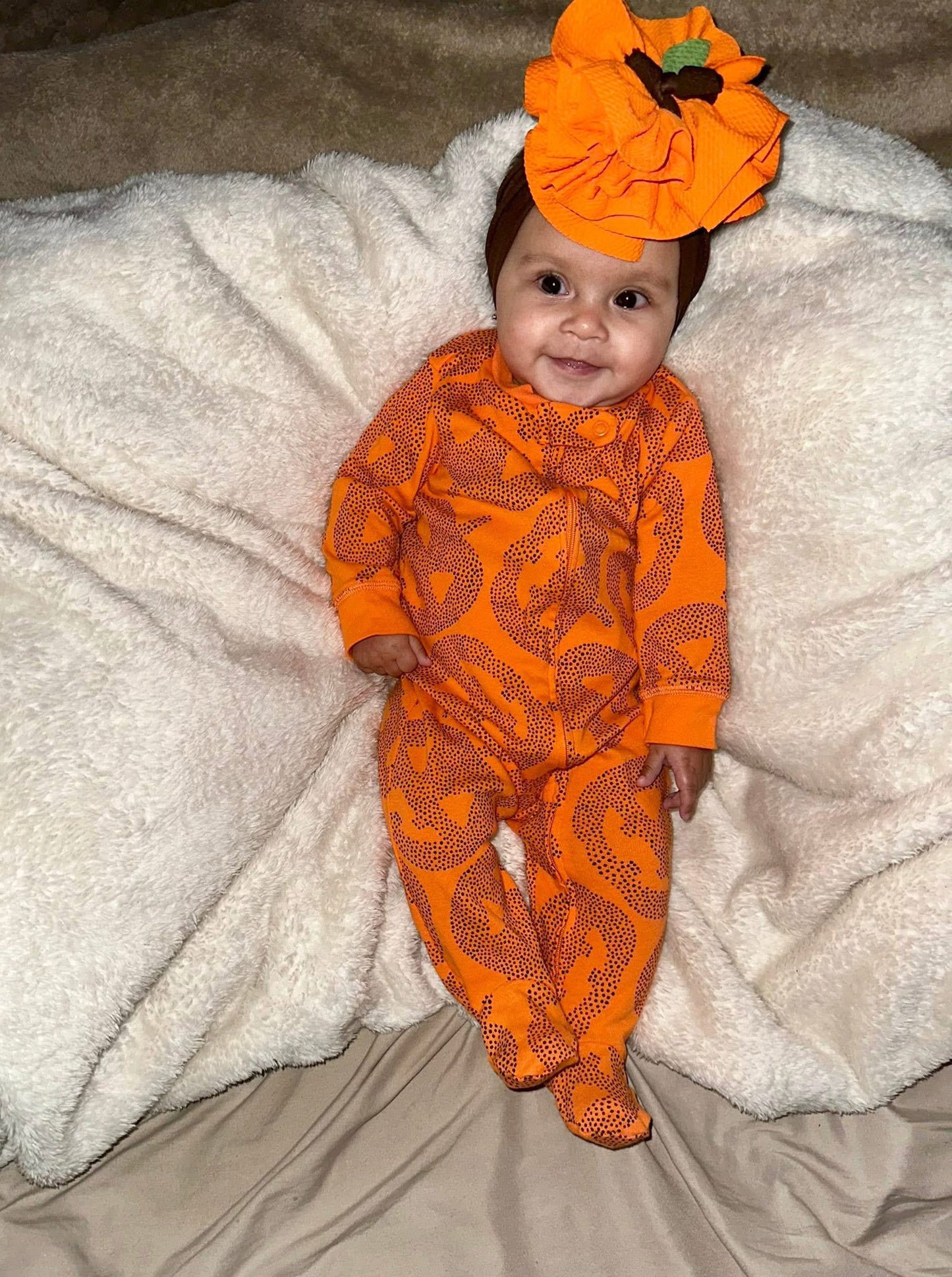 Shredded pumpkin bows