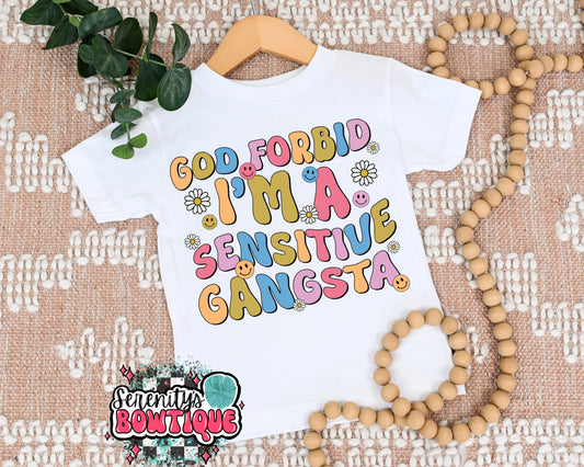 Sensitive gangster tee