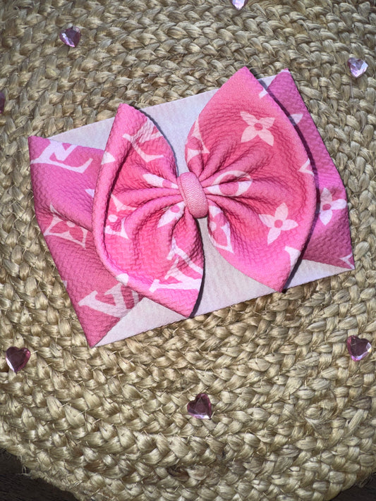 Boujee pink bow