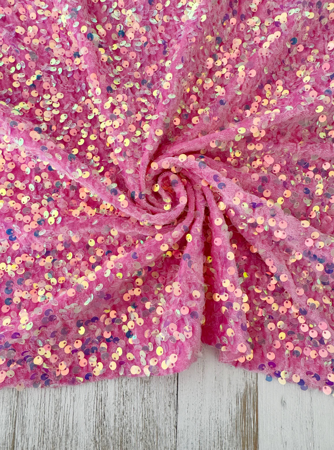 Colorful pink sequins pumpkins