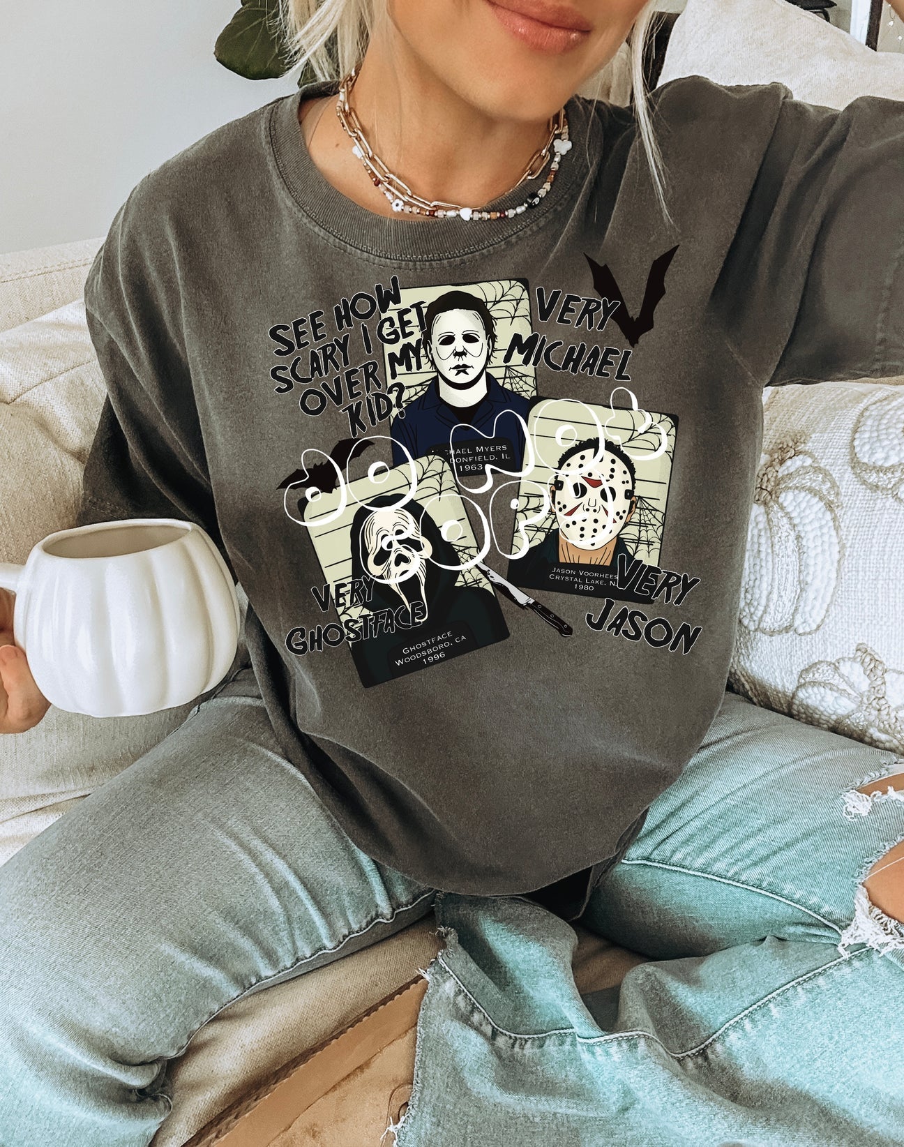 See how scary I get over my KID tee