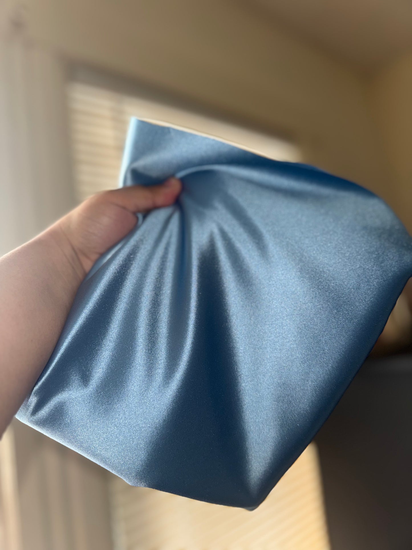 Light blue Satin bow
