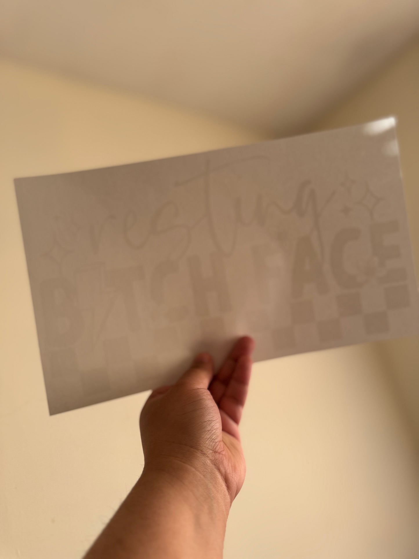 Resting b*tch face tee