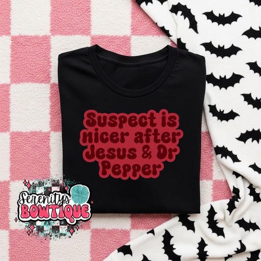 Jesus & Dr Pepper tee
