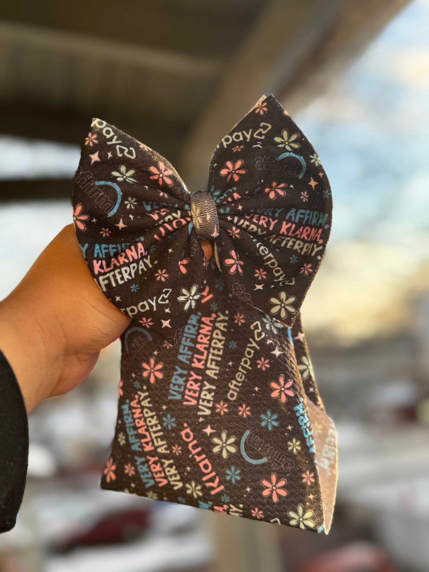 Very AFFIRM, Very KLARNA, very AFTERPAY bow