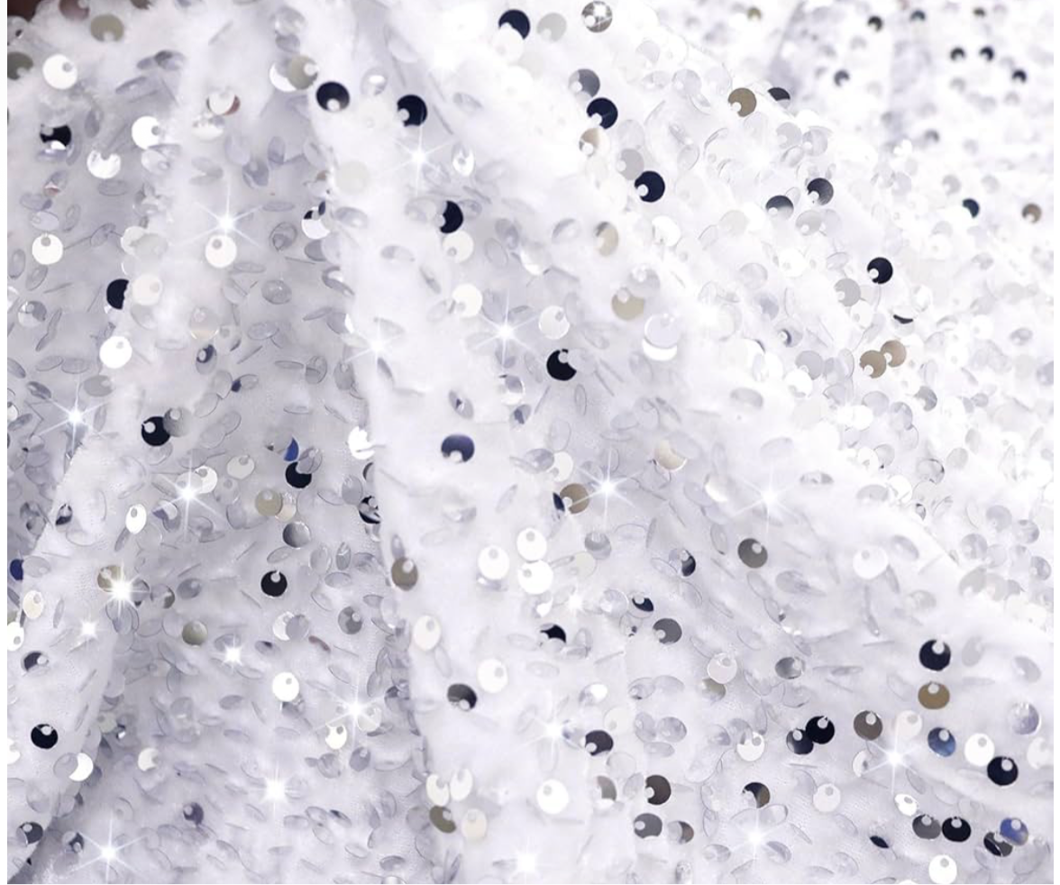 White sequins pumpkins