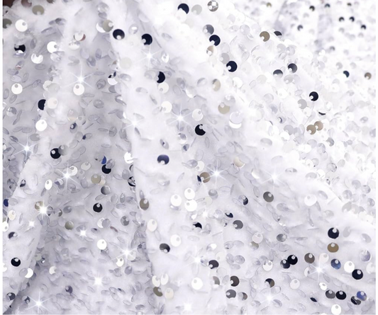 White sequins pumpkins