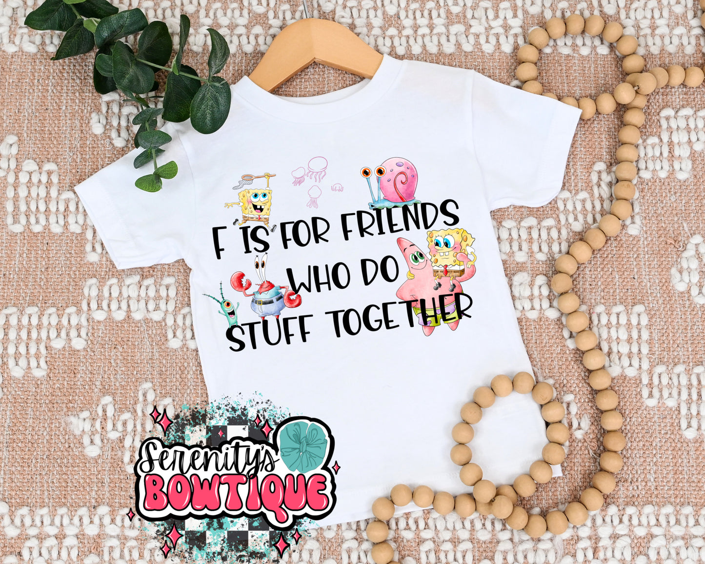 Sponge friends tee