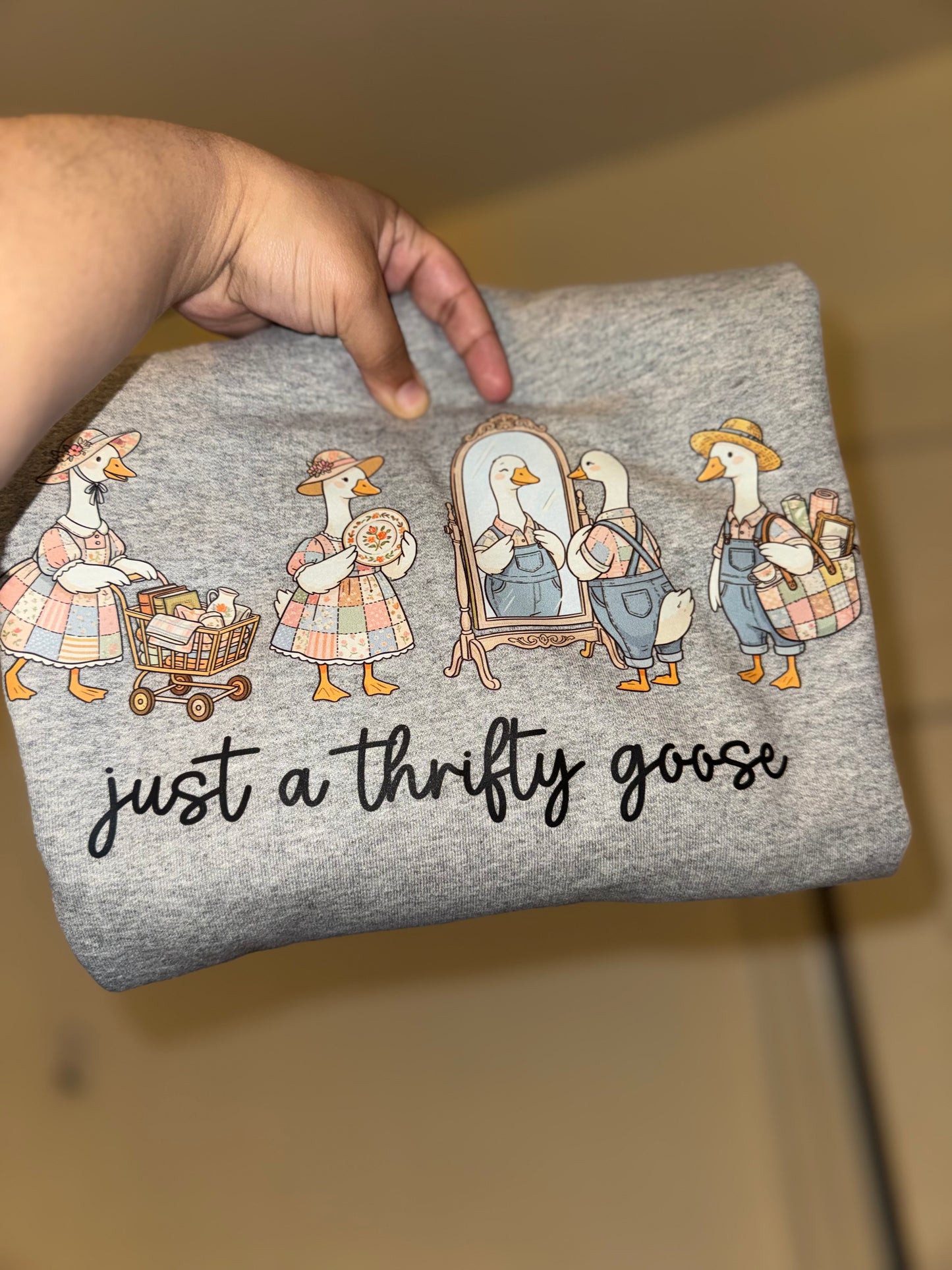 Just a Thifty goose Tee