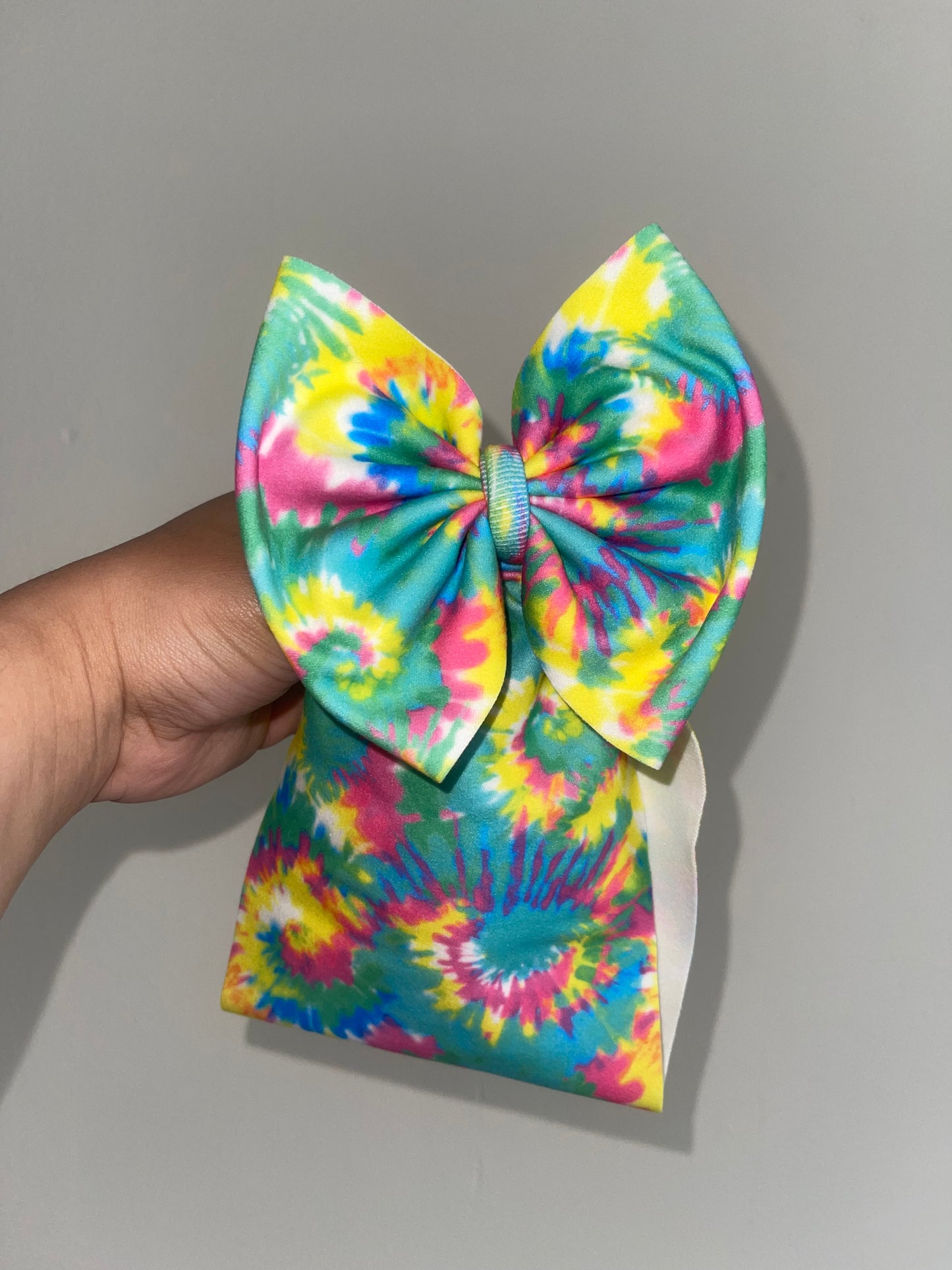 Tie dye bow