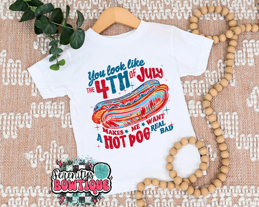 Hot dog tee