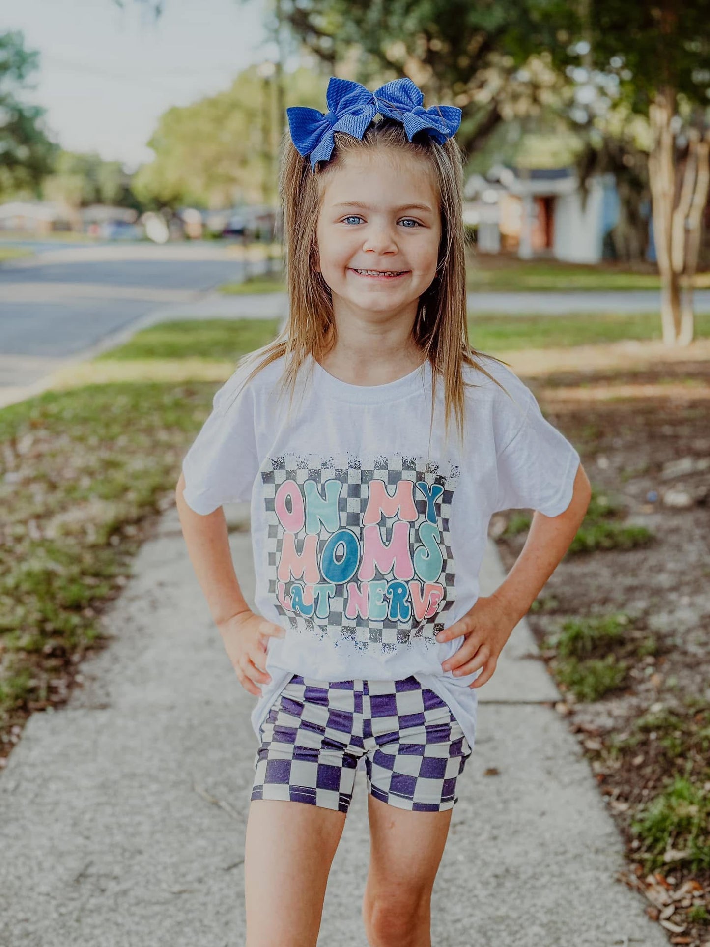 On my moms last nerve tee