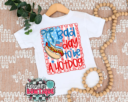 Bad day to be a hotdog tee