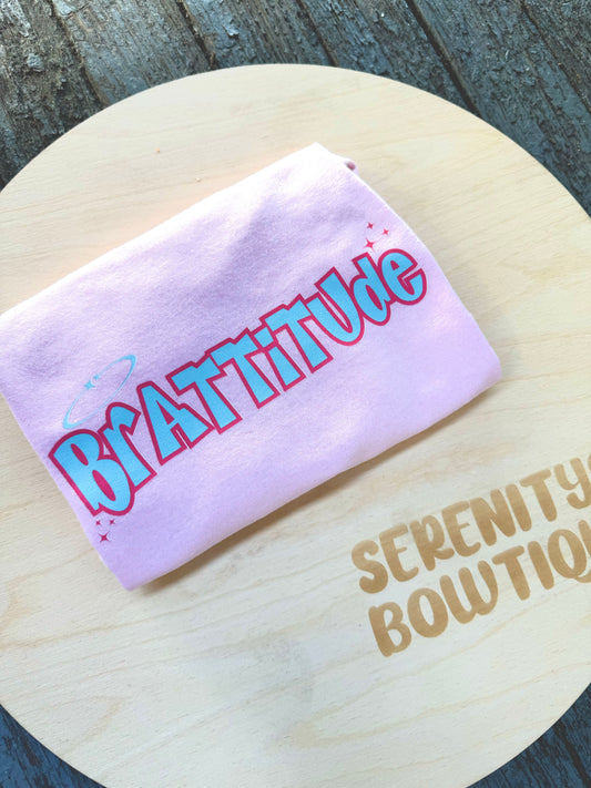 BRATTITUDE shirt