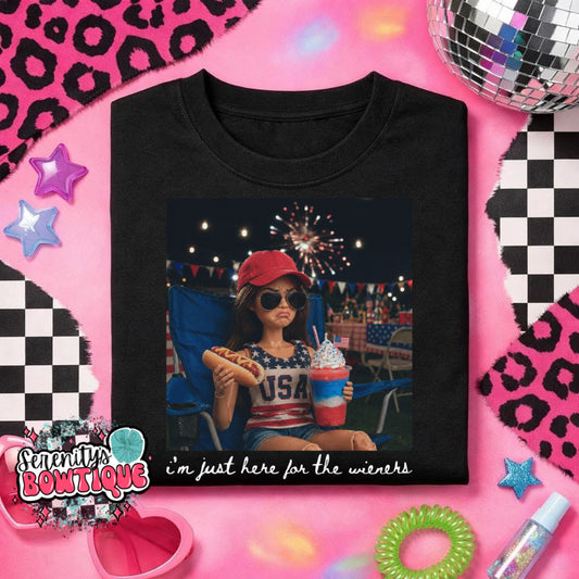 Here for the wieners Barb tee