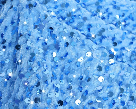 Baby blue sequins pumpkins