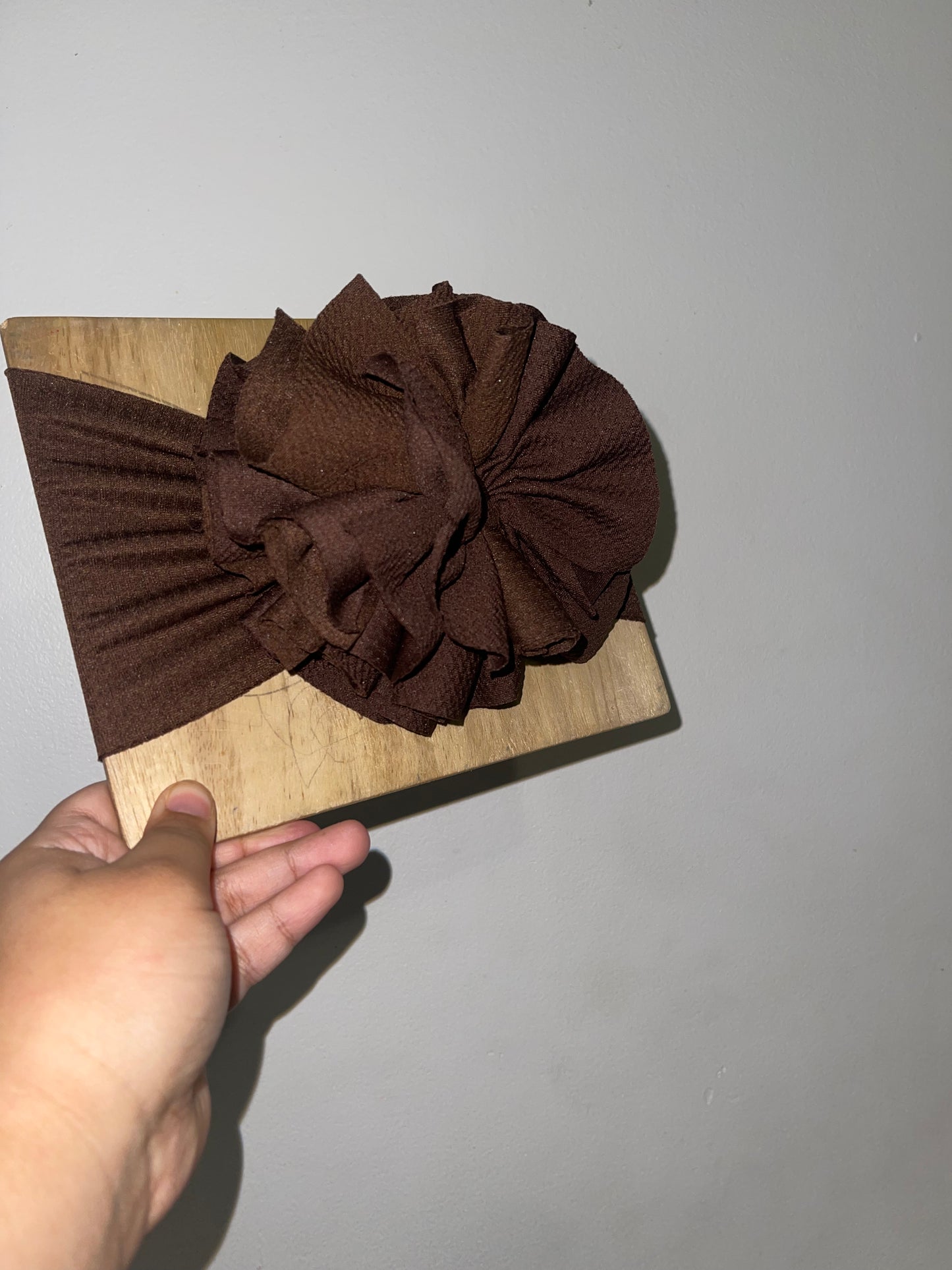 Chocolate brown bow