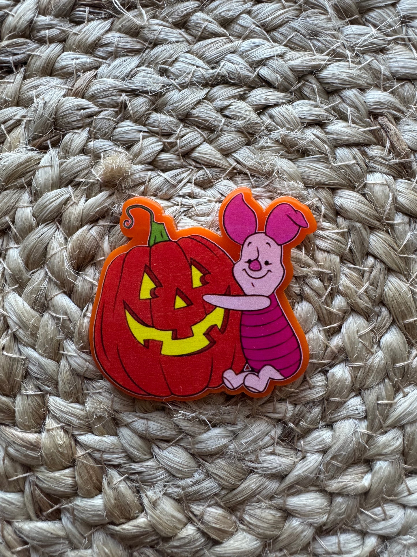 Piglet pumpkin center