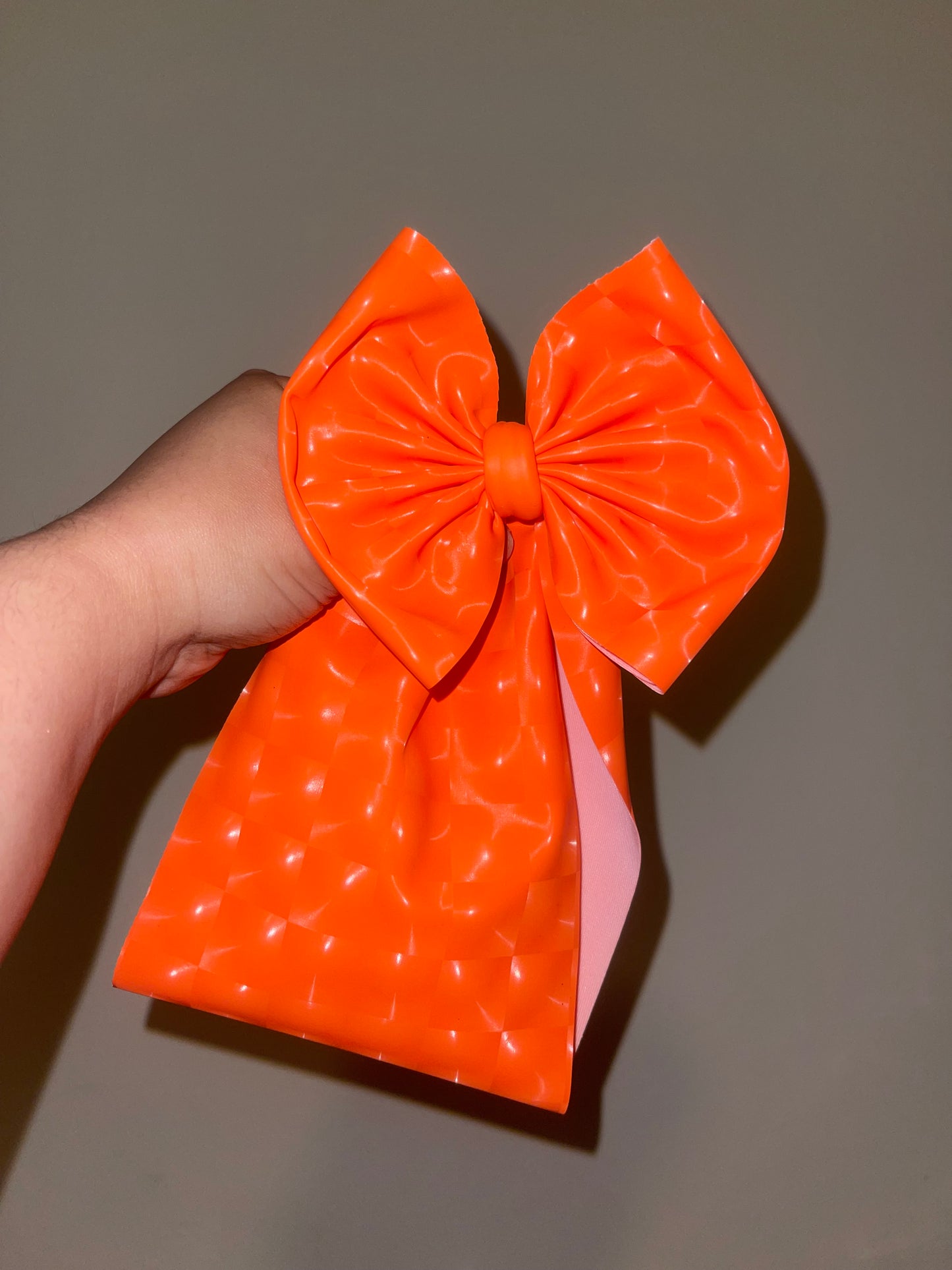 Orange galactic bow