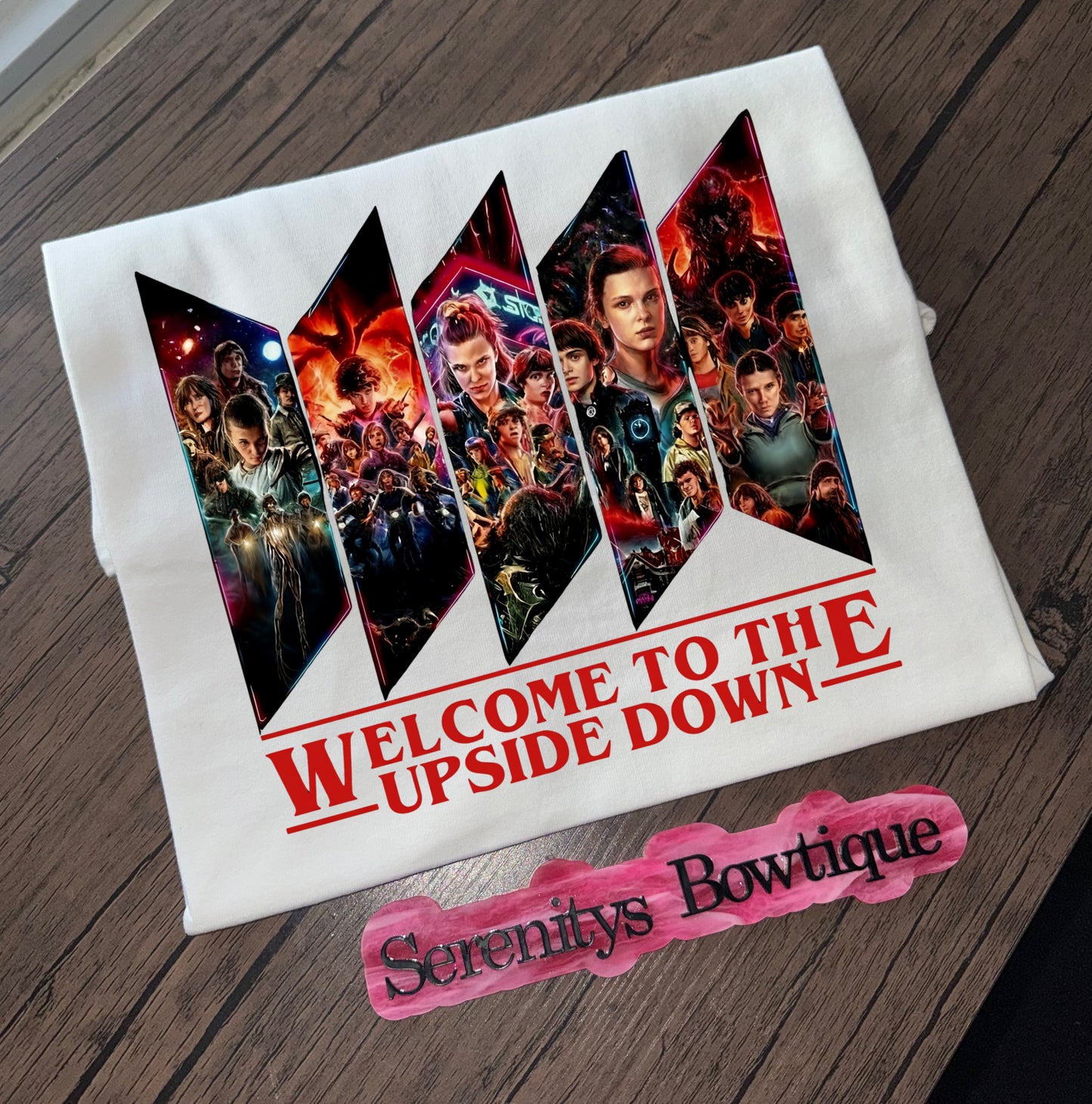 Upside down tee
