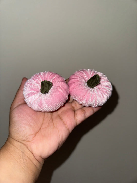 Pink pumpkin bows