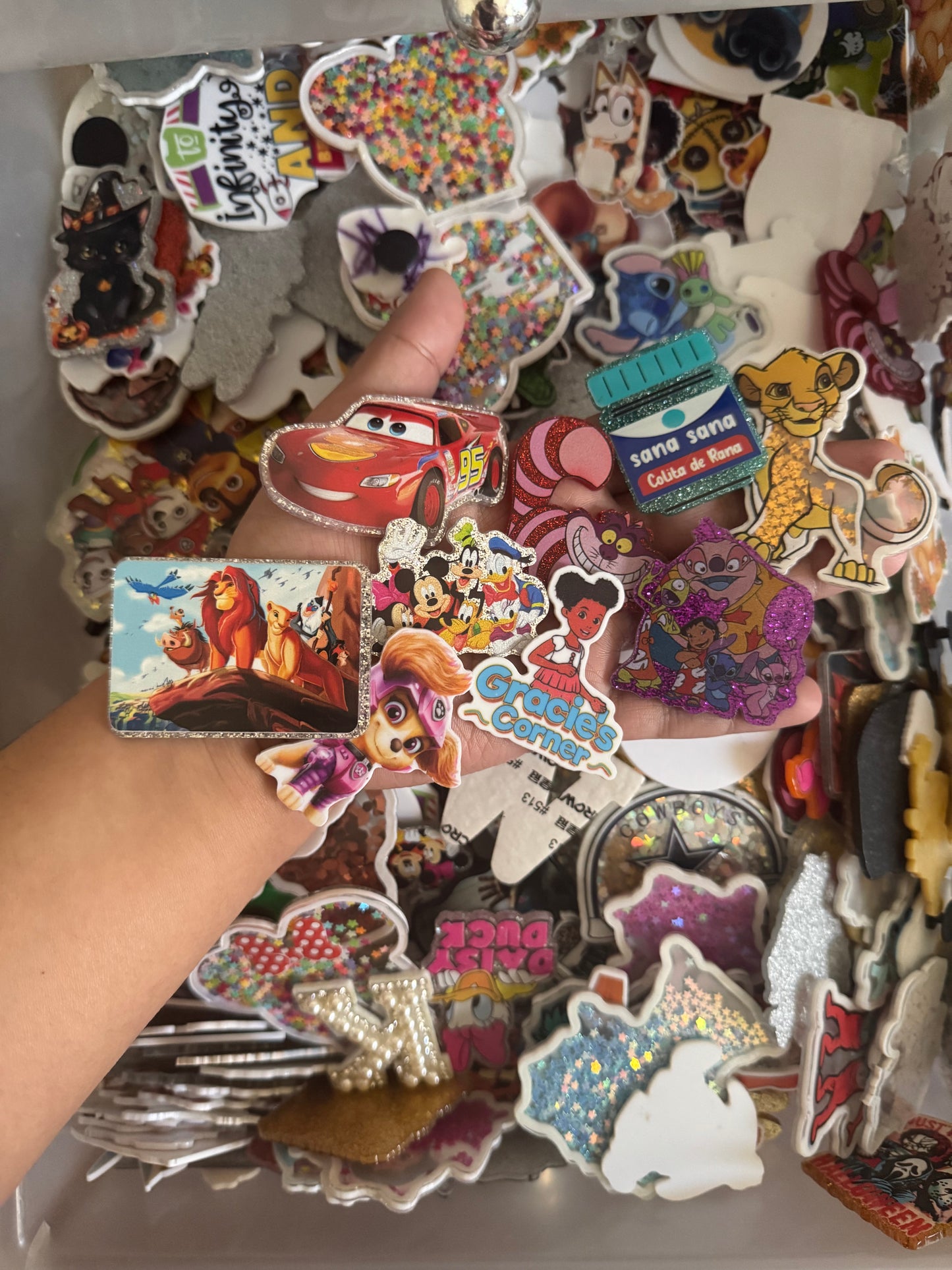 $10 mystery name bow with matching charm