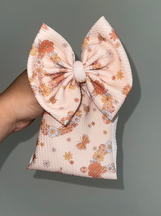 BOHO flower bow