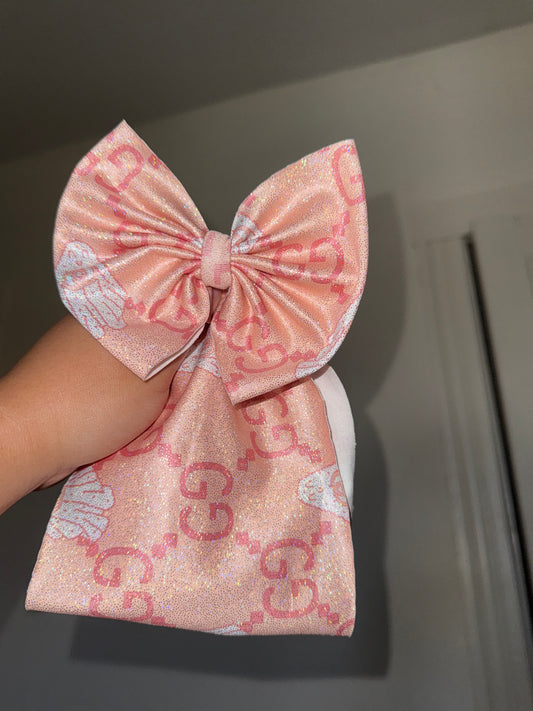 Boujee ghost holo bow