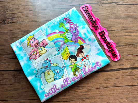 Tie-dye dragon tales shirt
