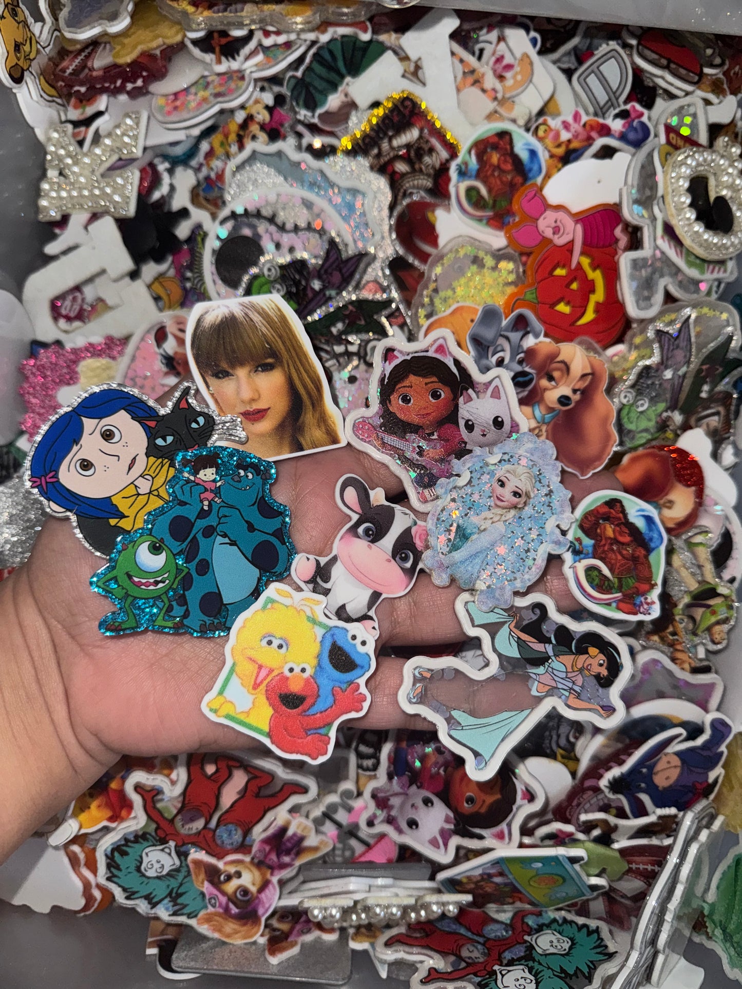 $10 mystery name bow with matching charm