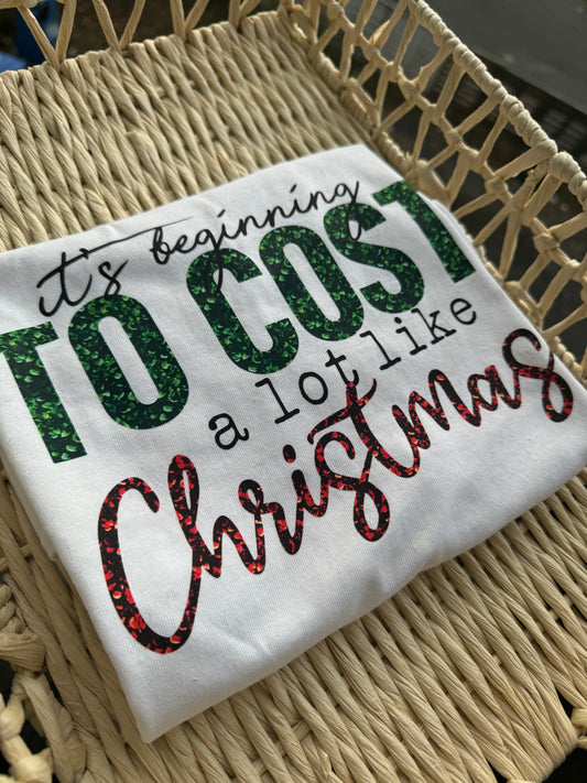 It’s starting to cost a lot like Christmas tee