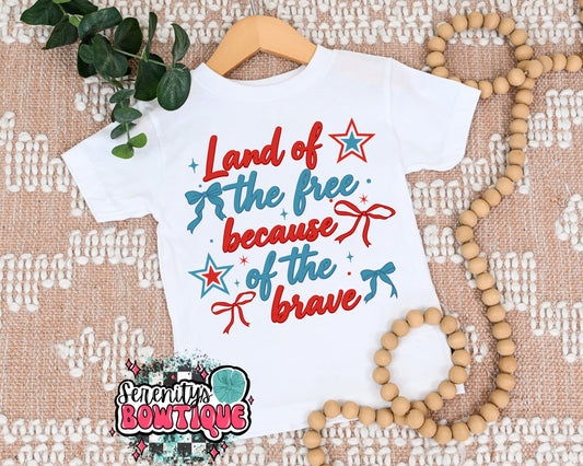 Land of the free tee