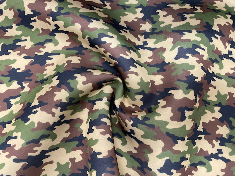 Camo puff bow