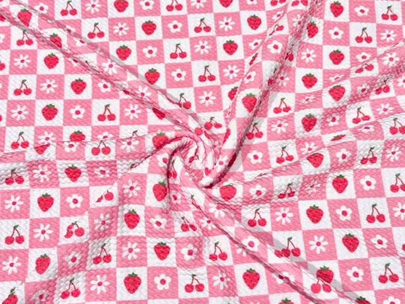 Fruit checkered bow