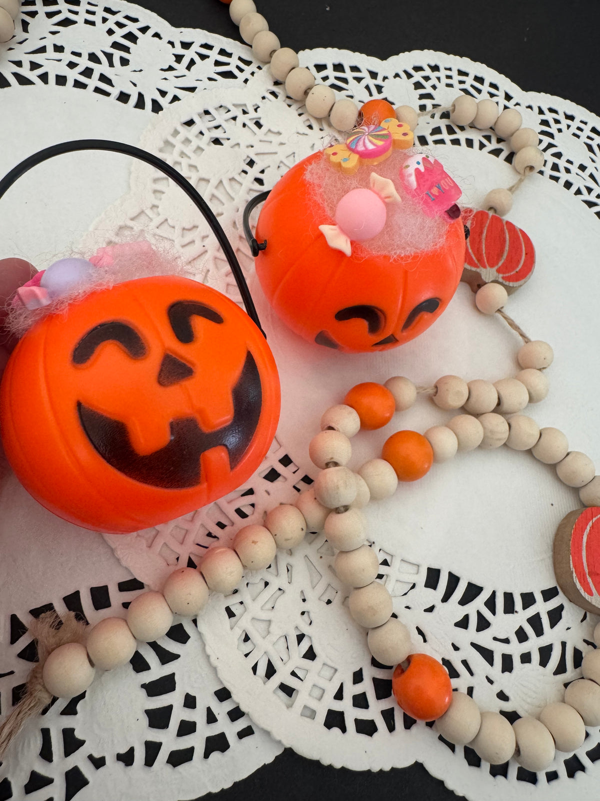 Candy filled pumpkin piggies
