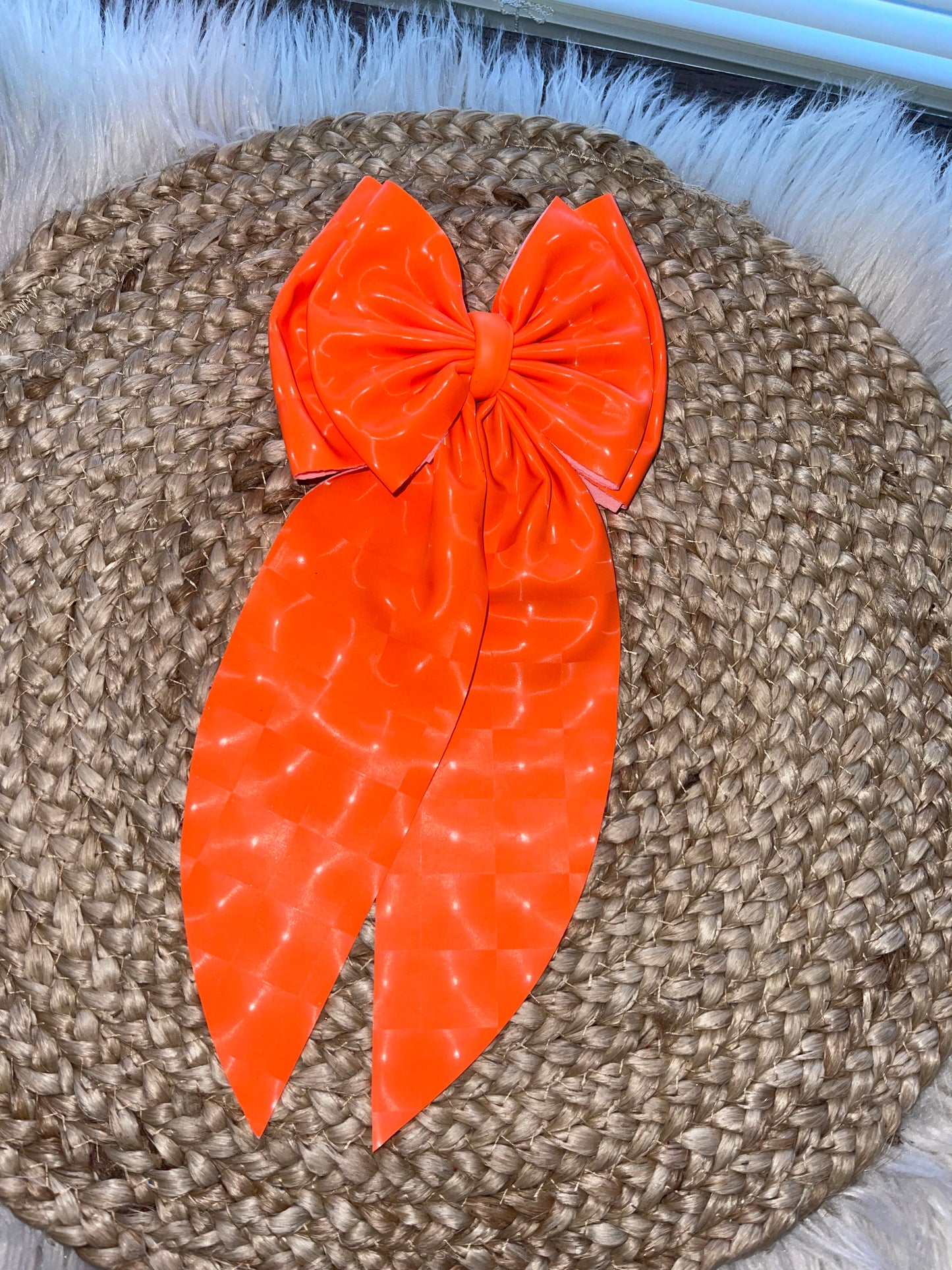 Orange galactic bow