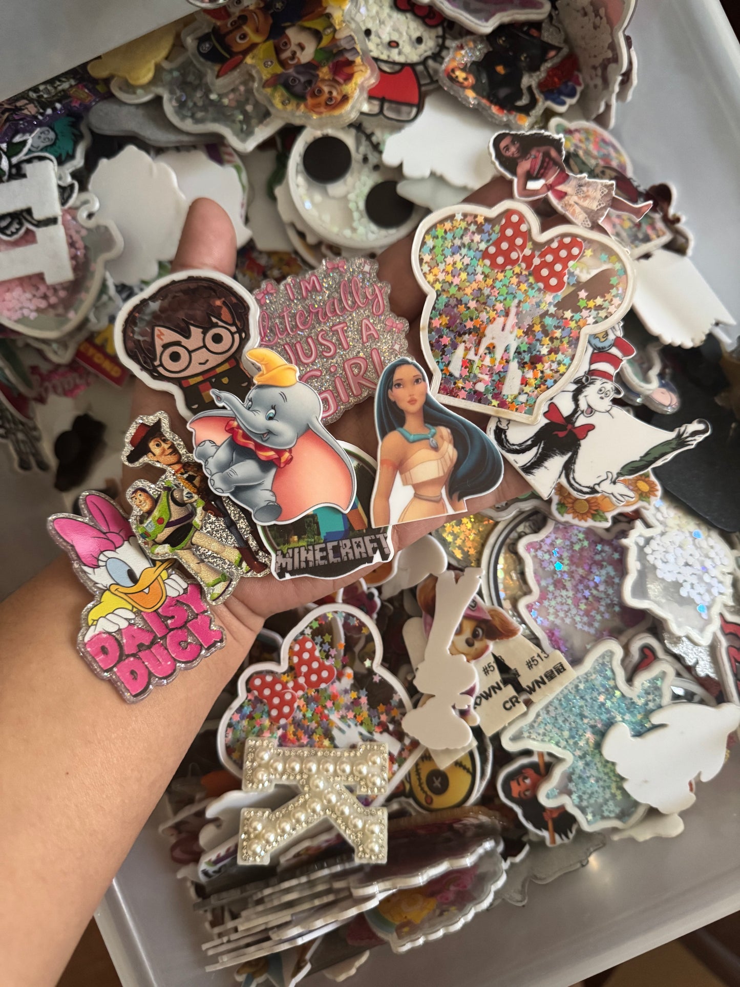 $10 mystery name bow with matching charm