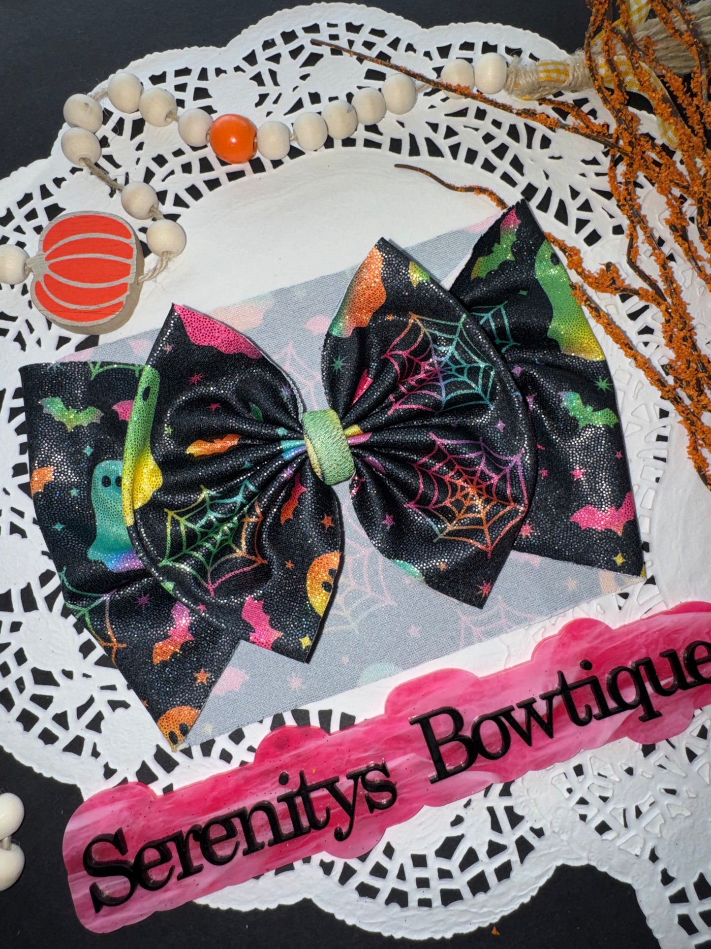 Shimmer holo ghost bow