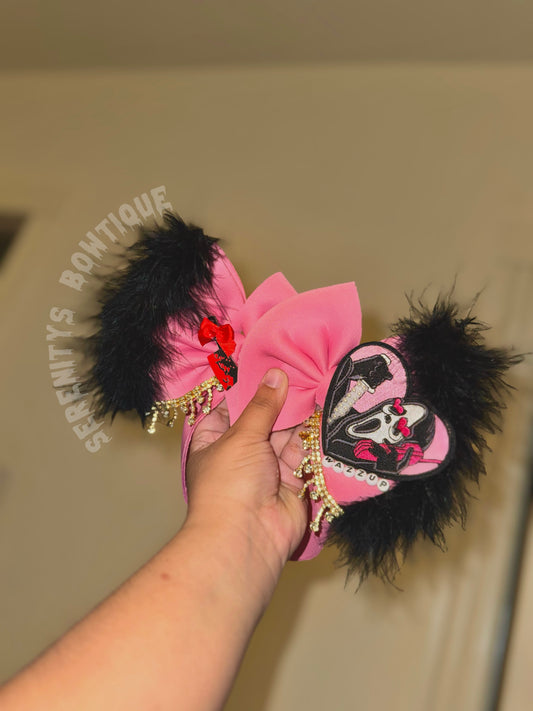 Ghost face OTT bow